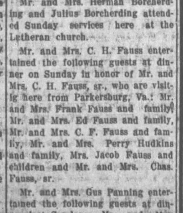 Clipping from Fremont Tri-Weekly Tribune